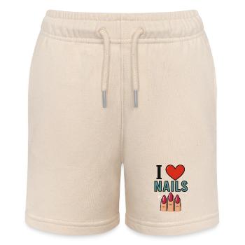 I love Nails - Stanley/Stella Teenager Bio-Joggingshorts MINI BOLTER - Natur - Vorne