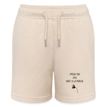 Stabhochsprung Stabhochsprunger Sport Sportler - Stanley/Stella Teenager Bio-Joggingshorts MINI BOLTER - Natur - Vorne