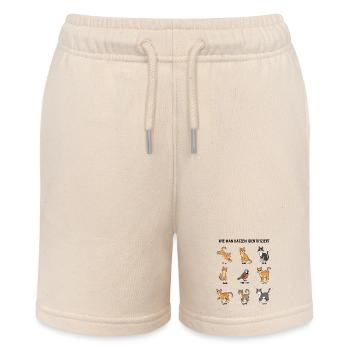 Katzen-Identifizierungs-Guide - Stanley/Stella Teenager Bio-Joggingshorts MINI BOLTER - Natur - Vorne