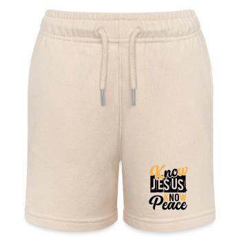 Connais Jésus, connais la paix – Paix en Christ - Short bio MINI BOLTER Stanley/Stella Ado - écru doux - Devant