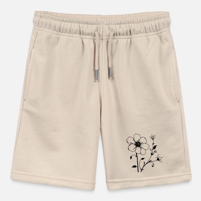 Blumenranke Blume Blüte Geschenk Mutter Muttertag Stanley/Stella Teenager Bio-Joggingshorts MINI BOLTER