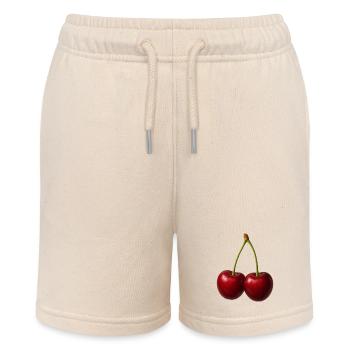 Kirschen - Stanley/Stella Teenager Bio-Joggingshorts MINI BOLTER - Natur - Vorne