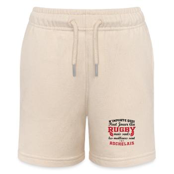 Rugby La Rochelle supporter rochelais club rugby - Short bio MINI BOLTER Stanley/Stella Ado - écru doux - Devant