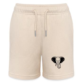 Elefant - Stanley/Stella Teenager Bio-Joggingshorts MINI BOLTER - Natur - Vorne