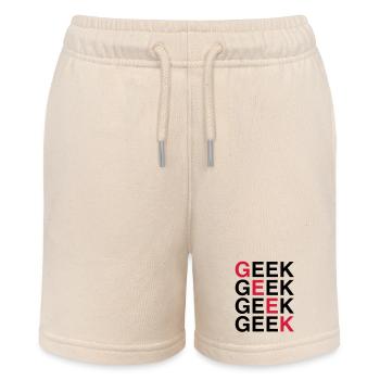 Geek! - Stanley/Stella MINI BOLTER Organic Teen Jogging Shorts - soft Ecru - Front