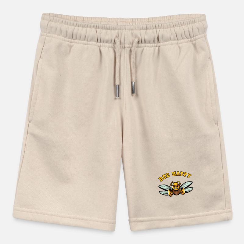 Bee Lucky Motif with Aggression Stanley/Stella MINI BOLTER Organic Teen Jogging Shorts
