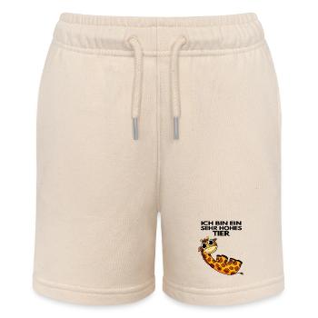 Teamleiter Giraffe Trainer Leitung Chef - Stanley/Stella Teenager Bio-Joggingshorts MINI BOLTER - Natur - Vorne