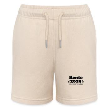Rente 2029 Ruhestand Rentner Renteneintritt - Stanley/Stella Teenager Bio-Joggingshorts MINI BOLTER - Natur - Vorne