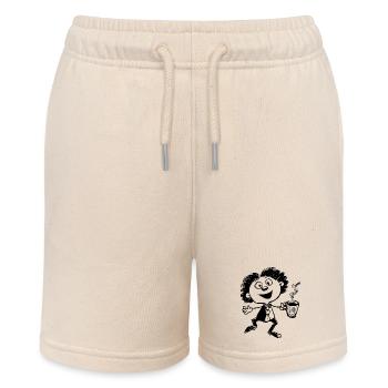 Heiße Tasse - Stanley/Stella Teenager Bio-Joggingshorts MINI BOLTER - Natur - Vorne