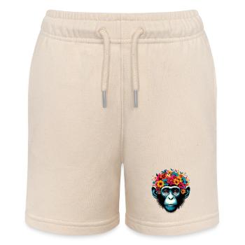 Affe - Stanley/Stella Teenager Bio-Joggingshorts MINI BOLTER - Natur - Vorne