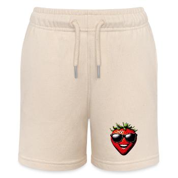 Fraise avec lunettes de soleil - Short bio MINI BOLTER Stanley/Stella Ado - écru doux - Devant