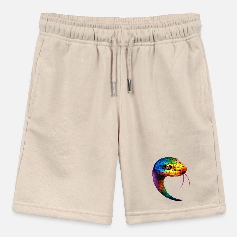 Snake Python Cobra Mamba Rattlesnake Snake Stanley/Stella MINI BOLTER Organic Teen Jogging Shorts