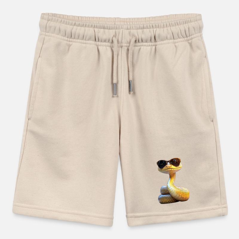 Snake Python Cobra Mamba Rattlesnake Snake Stanley/Stella MINI BOLTER Organic Teen Jogging Shorts
