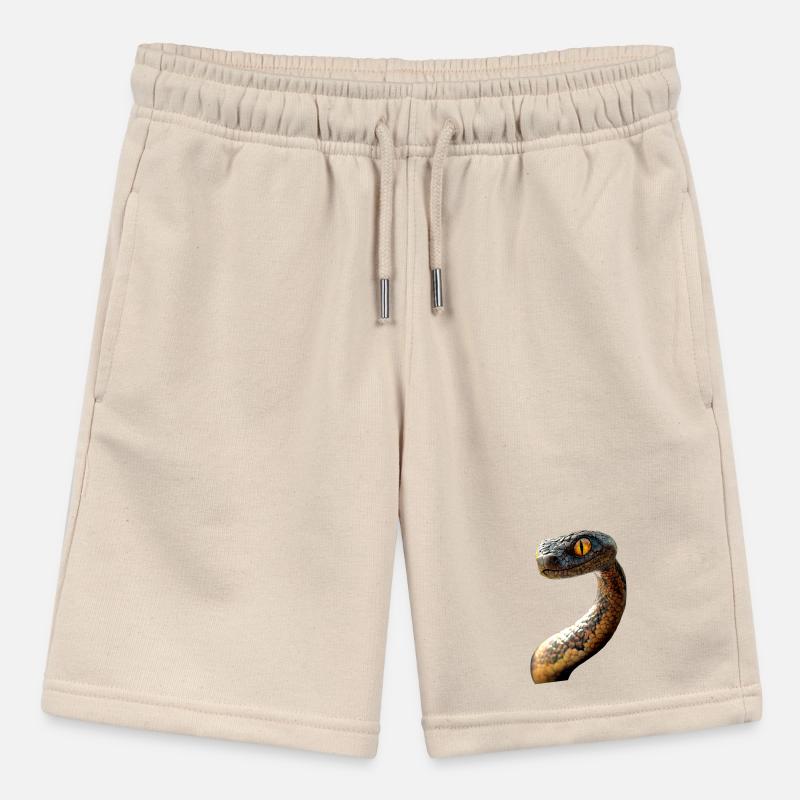 Schlange Python Kobra Mamba Klapperschlange Snake Stanley/Stella Teenager Bio-Joggingshorts MINI BOLTER