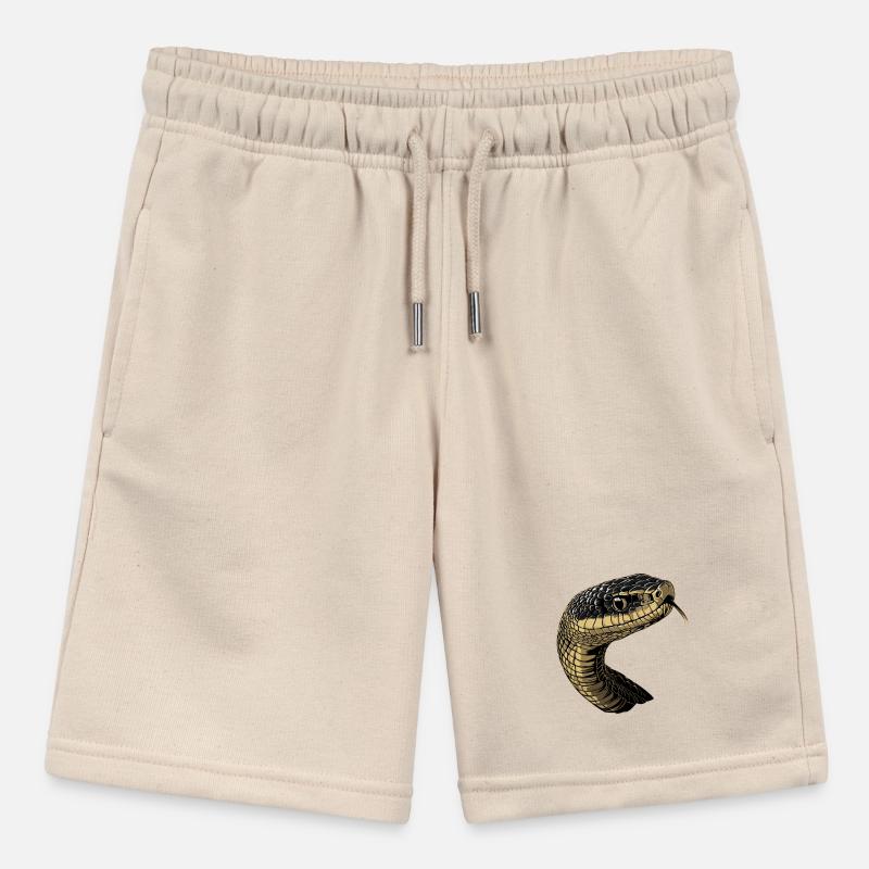 Schlange Python Kobra Mamba Klapperschlange Snake Stanley/Stella Teenager Bio-Joggingshorts MINI BOLTER