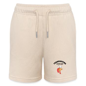 Thanksgiving Cooking Crew Familien Outfit - Stanley/Stella Teenager Bio-Joggingshorts MINI BOLTER - Natur - Vorne