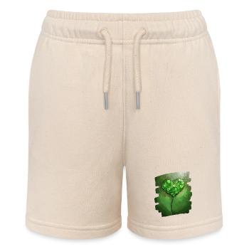 Saint-Patrick Shamrock Heart - Short bio MINI BOLTER Stanley/Stella Ado - écru doux - Devant