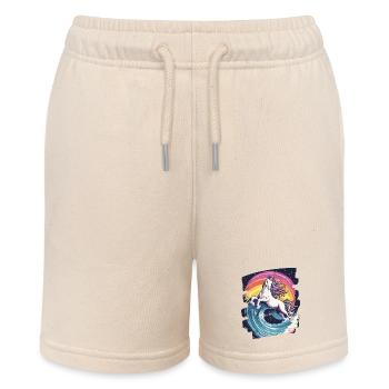 Unicorn - Stanley/Stella MINI BOLTER Organic Teen Jogging Shorts - soft Ecru - Front