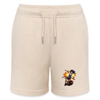 Anime Kriegerin Action Shot - Stanley/Stella Teenager Bio-Joggingshorts MINI BOLTER - Natur - Vorne
