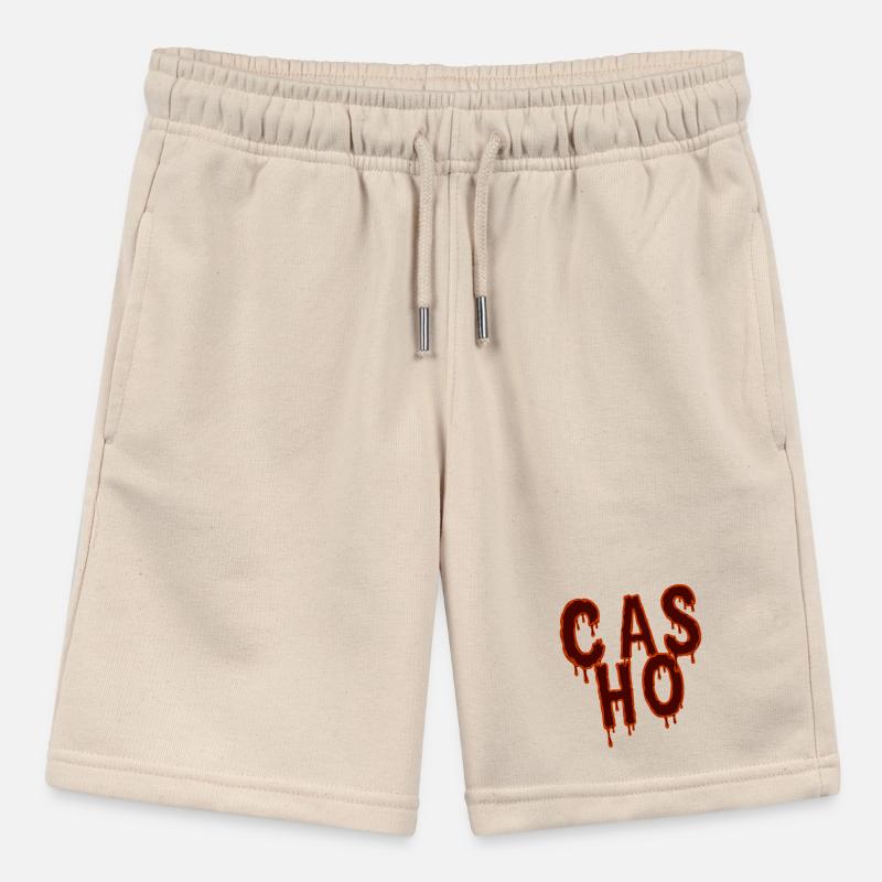 Tropfender Text Horror-Modedesign Stanley/Stella Teenager Bio-Joggingshorts MINI BOLTER