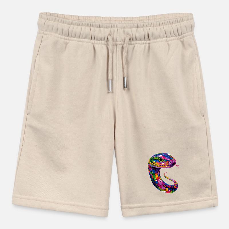 snake, python, cobra, rattlesnake, snakes Stanley/Stella MINI BOLTER Organic Teen Jogging Shorts