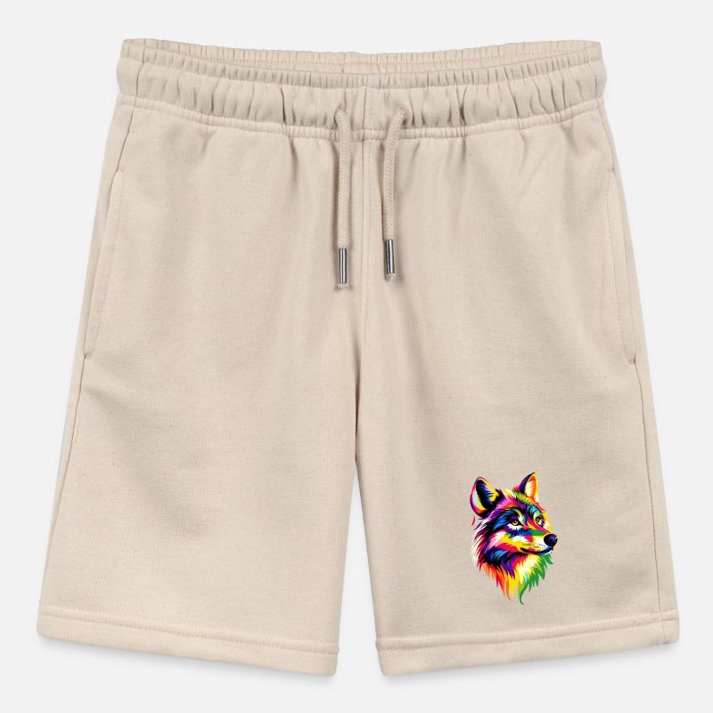 Wolf Love Wolves Wolf Pack Wolfhound Wild Wolf Stanley/Stella MINI BOLTER Organic Teen Jogging Shorts