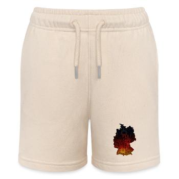 Germany Digital | Card - Stanley/Stella MINI BOLTER Organic Teen Jogging Shorts - soft Ecru - Front