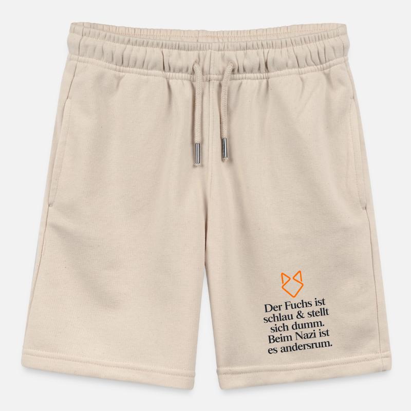 STATEMENT GEGEN RECHTS Stanley/Stella Teenager Bio-Joggingshorts MINI BOLTER