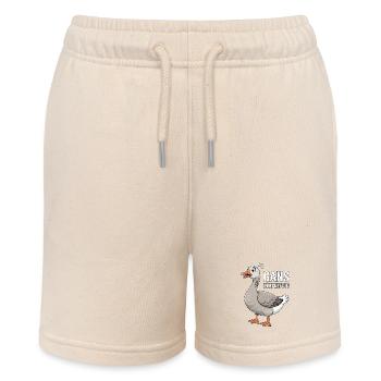 Ganskörperfoto Lustige Gans Wortspiel - Stanley/Stella Teenager Bio-Joggingshorts MINI BOLTER - Natur - Vorne