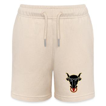 Uri Flag - Stanley/Stella MINI BOLTER Organic Teen Jogging Shorts - soft Ecru - Front