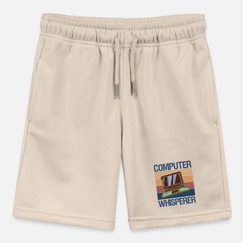 Computer Whisperer Shirt IT Tech Support Nerds Stanley/Stella MINI BOLTER Organic Teen Jogging Shorts