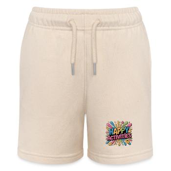 Happy Activities Splash Burst - Stanley/Stella Teenager Bio-Joggingshorts MINI BOLTER - Natur - Vorne