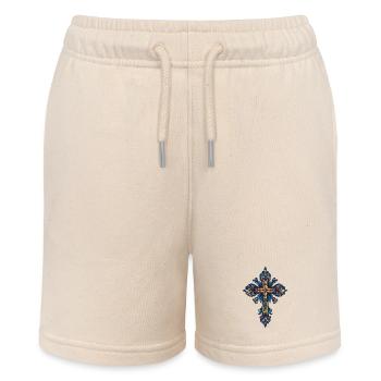 Cross Christian - Stanley/Stella MINI BOLTER Organic Teen Jogging Shorts - soft Ecru - Front