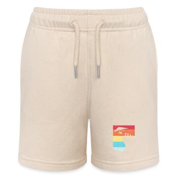 Gleitschirm Gleitschirmfliegen Gleitschirmflieger - Stanley/Stella Teenager Bio-Joggingshorts MINI BOLTER - Natur - Vorne