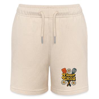 Mehlkind-Backkunst - Stanley/Stella Teenager Bio-Joggingshorts MINI BOLTER - Natur - Vorne