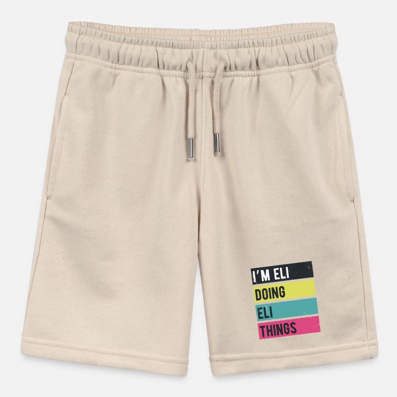 Ich bin Eli Doing Eli Things Retro Farben Stanley/Stella Teenager Bio-Joggingshorts MINI BOLTER