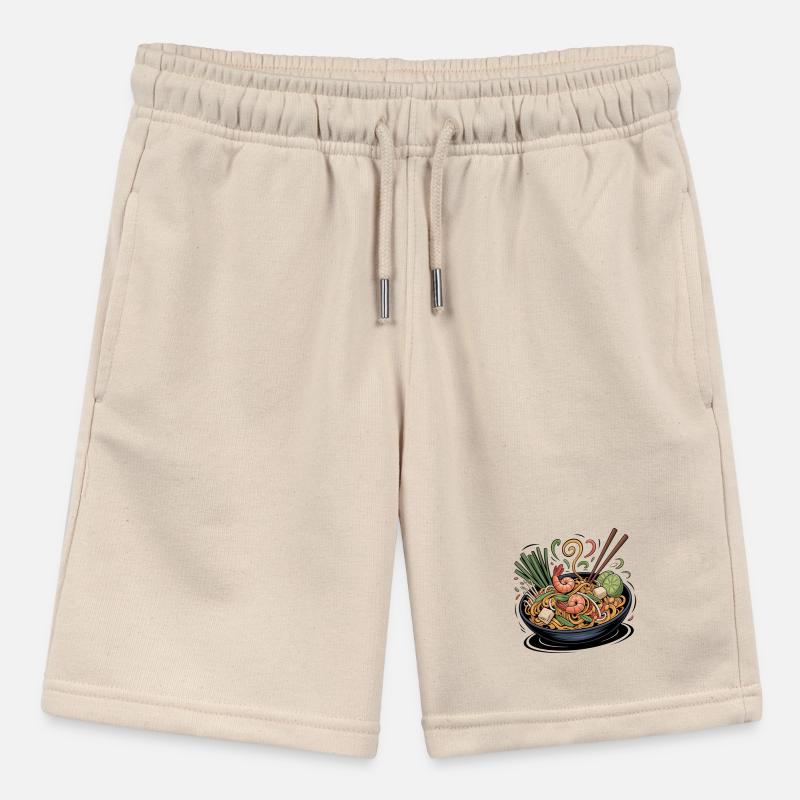 Funny Pasta Noodle Lover Stanley/Stella MINI BOLTER Organic Teen Jogging Shorts