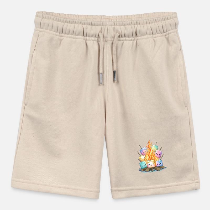 Campfire Marshmallows Fun Stanley/Stella MINI BOLTER Organic Teen Jogging Shorts