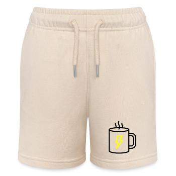 Kaffeebecher Blitz Energie - Stanley/Stella Teenager Bio-Joggingshorts MINI BOLTER - Natur - Vorne