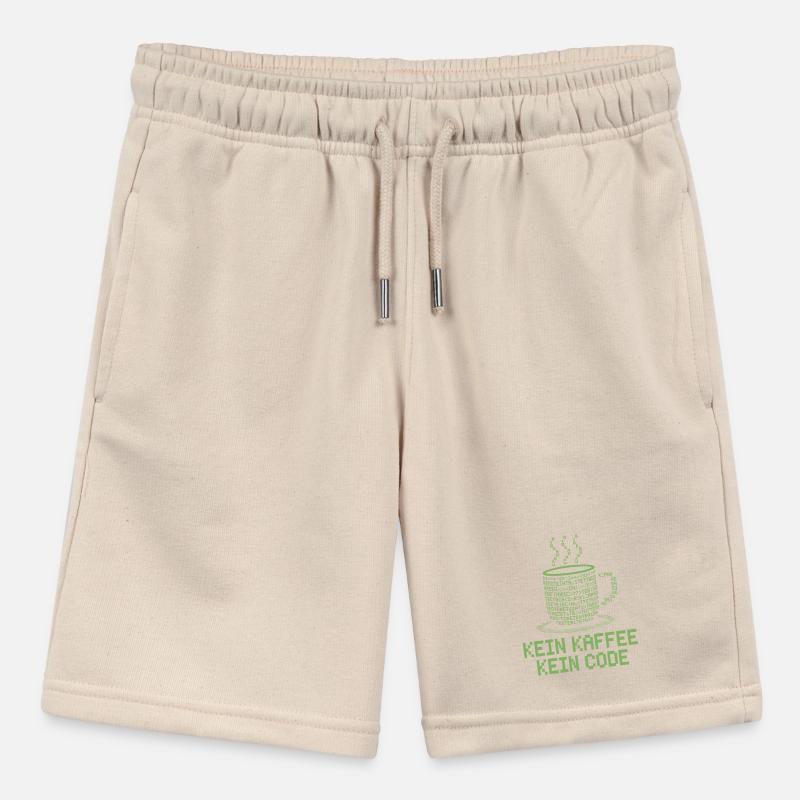 Kein Kaffee Kein Code Programmierer Informatiker Stanley/Stella Teenager Bio-Joggingshorts MINI BOLTER