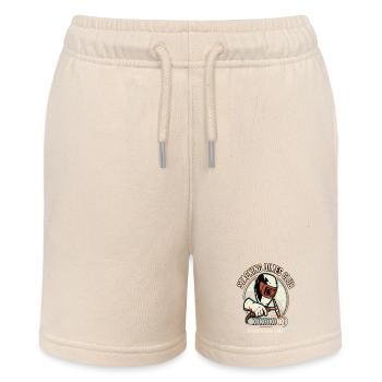 Clean Bead Club Welder Motif - Stanley/Stella MINI BOLTER Organic Teen Jogging Shorts - soft Ecru - Front