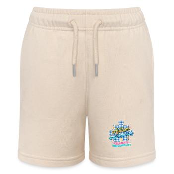 Autismus Bewusstsein Puzzle - Stanley/Stella Teenager Bio-Joggingshorts MINI BOLTER - Natur - Vorne