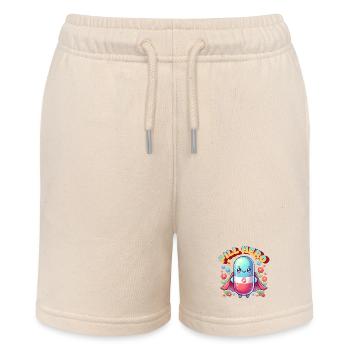 Pill Hero: Superhelden Pille Apotheker Krankenhaus - Stanley/Stella Teenager Bio-Joggingshorts MINI BOLTER - Natur - Vorne