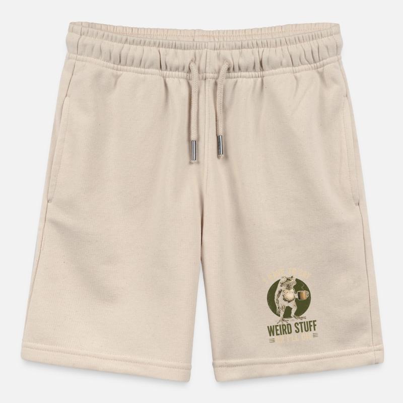 Frosch mit Kaffee Spruch Weird Stuff Stanley/Stella Teenager Bio-Joggingshorts MINI BOLTER