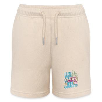 Remote Developer I Live Where The Web Developer - Stanley/Stella MINI BOLTER Organic Teen Jogging Shorts - soft Ecru - Front