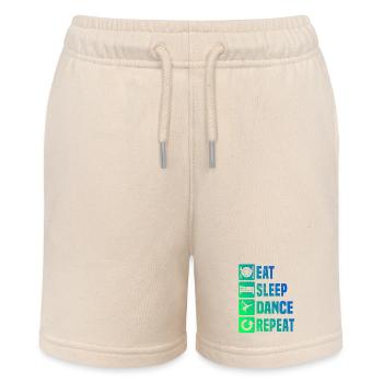 Geschenkidee für einen Breakdancer mit Streetdance - Stanley/Stella Teenager Bio-Joggingshorts MINI BOLTER - Natur - Vorne