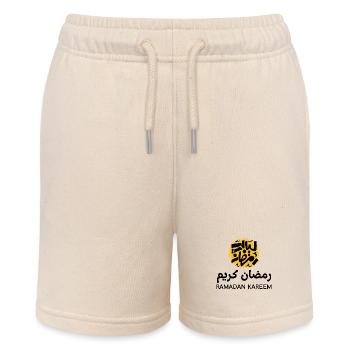 Ramadan Mubarak - Stanley/Stella MINI BOLTER Organic Teen Jogging Shorts - soft Ecru - Front
