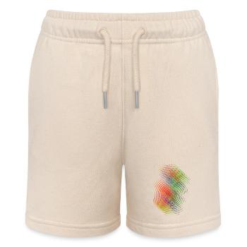 Farbwellen - Stanley/Stella Teenager Bio-Joggingshorts MINI BOLTER - Natur - Vorne