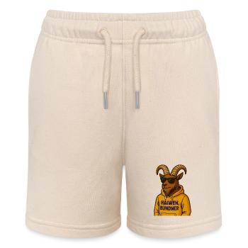 Haiweh Bündner - Stanley/Stella Teenager Bio-Joggingshorts MINI BOLTER - Natur - Vorne