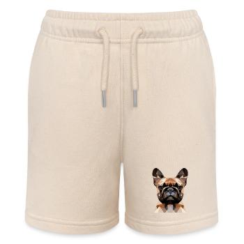 Polygone bouledogue français - Short bio MINI BOLTER Stanley/Stella Ado - écru doux - Devant